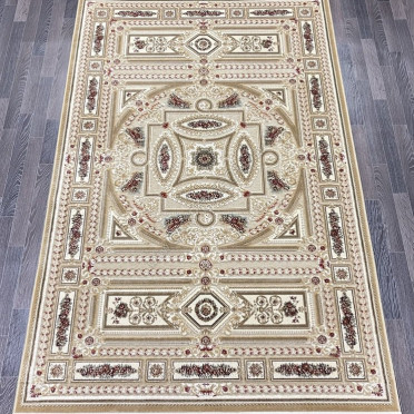 Ковер бельгийский 5136498550 KUNDUZ (Вискоза, бежевый)