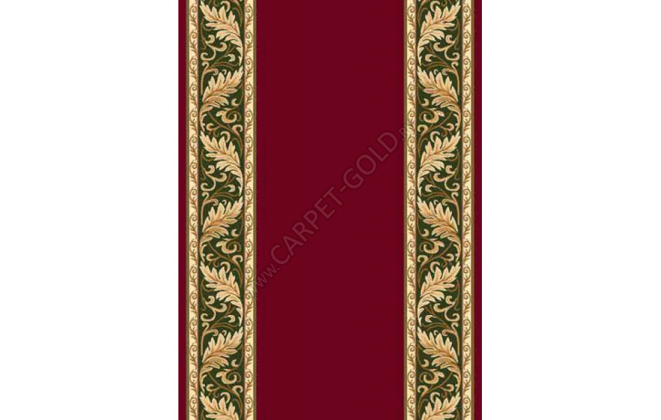 D040 - RED-GREEN - Дорожка - коллекция VALENCIA 2