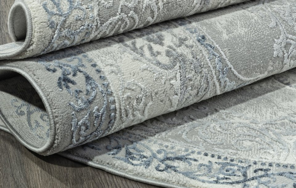 Ковер GL073T - GREY / GREY - Овал - коллекция NENSI
