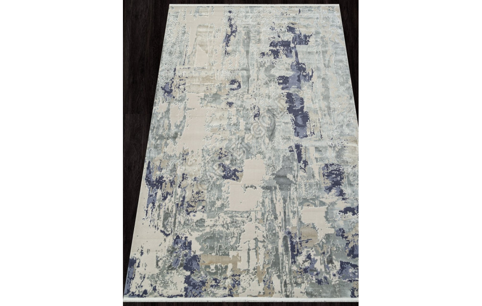 Ковер A123AY - BLUE / GREY - Прямоугольник - коллекция EMPEROS
