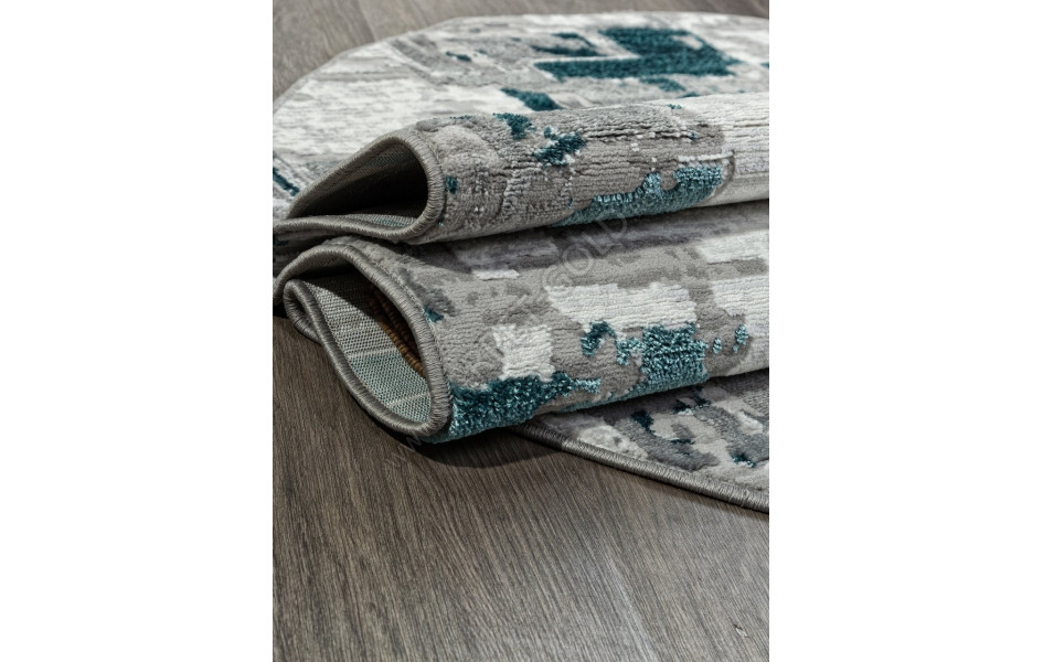 Ковер F288 - GRAY - Овал - коллекция PALERMO