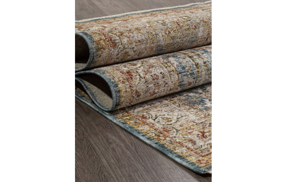 Ковер LB184A - BLUE - Прямоугольник - коллекция SHANTI