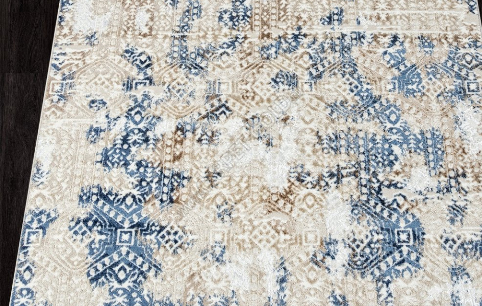 Ковер O1699 - 630 CREAM / BLUE - Прямоугольник - коллекция ANTEP