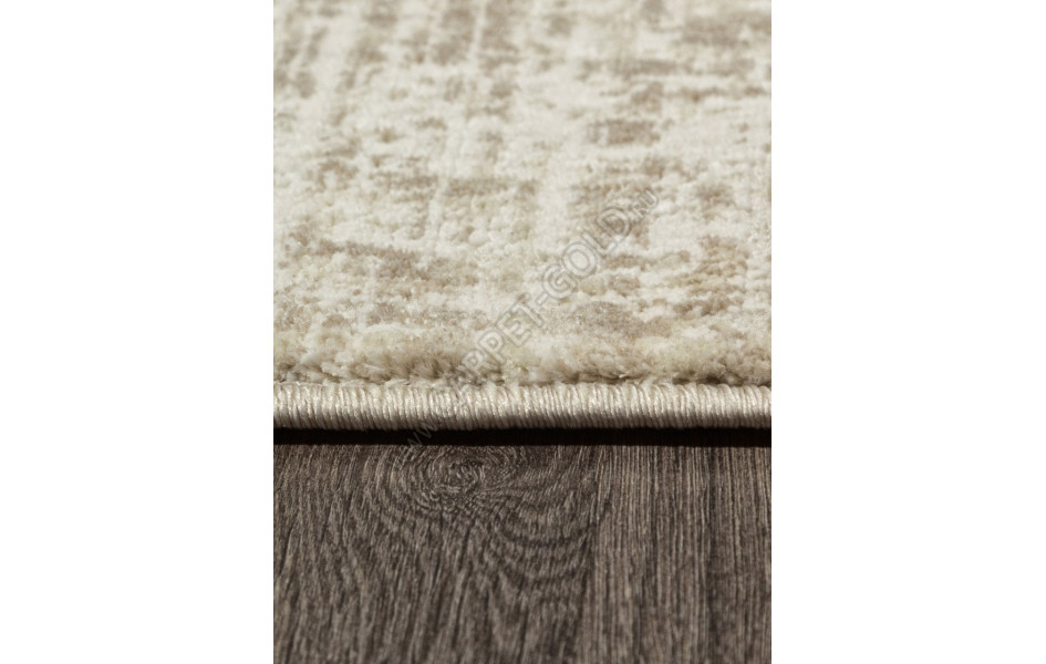 Ковер F415AE - BEIGE / L.BROWN - Овал - коллекция AFINA