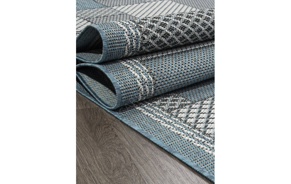 Ковер S148 - BLUE - Прямоугольник - коллекция KAIR