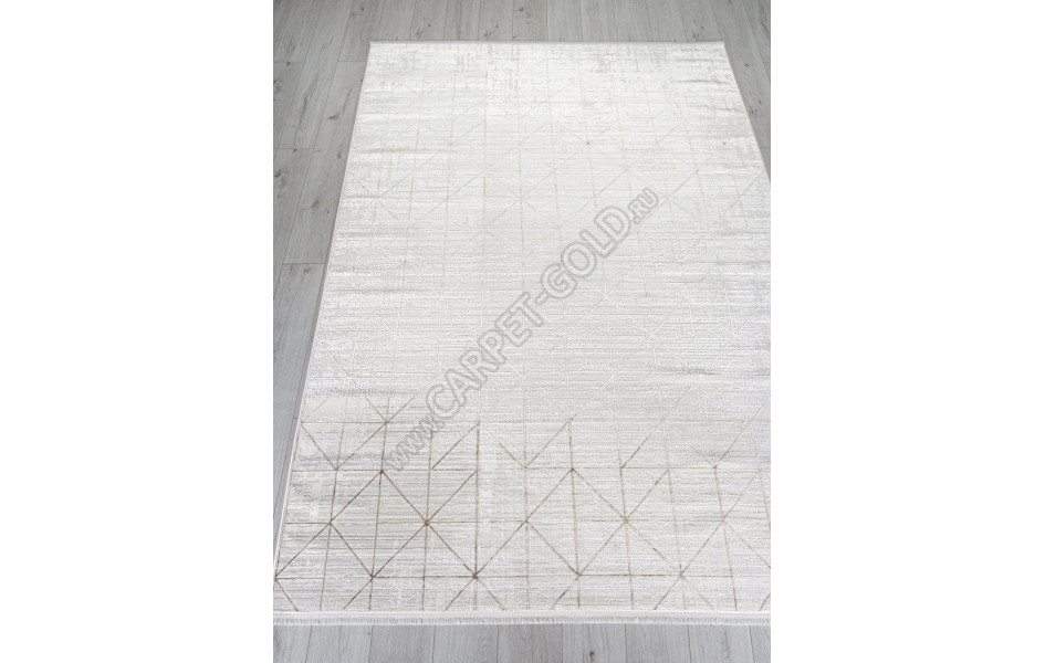 Ковер 33748A - CREAM / WHITE - Прямоугольник - коллекция SHINE