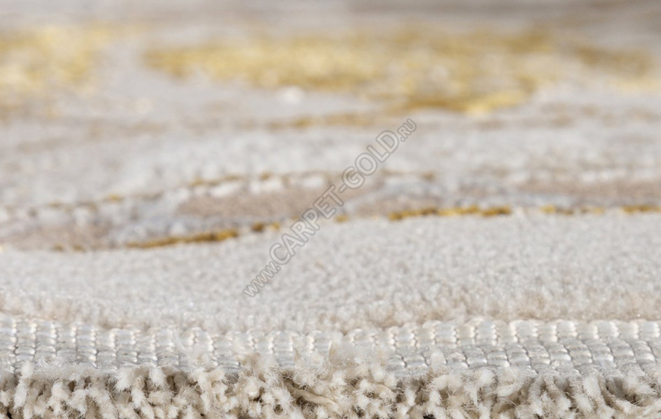 Ковер A123B - CREAM / GOLD FDY - Овал - коллекция ZARINA