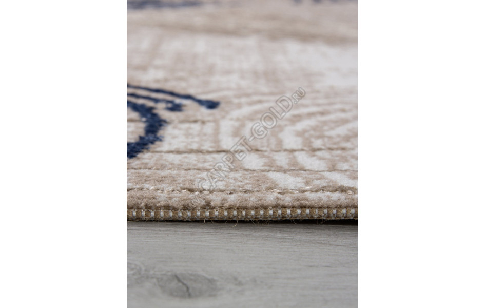 Ковер LT1156 - 735 BEIGE / NAVY - Прямоугольник - коллекция ANTEP