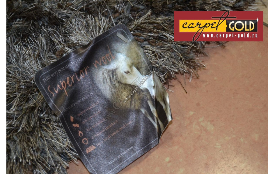 Бельгийский ковер Rhapsody 2501 905 Круглый длинноворсовый пушистый